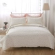 Bông twill quilting là off-trắng màu giường bông bao gồm đơn hoặc kép đa năng mùa hè máy lạnh mền mỏng chăn phần - Trải giường bộ drap giường giá rẻ Trải giường