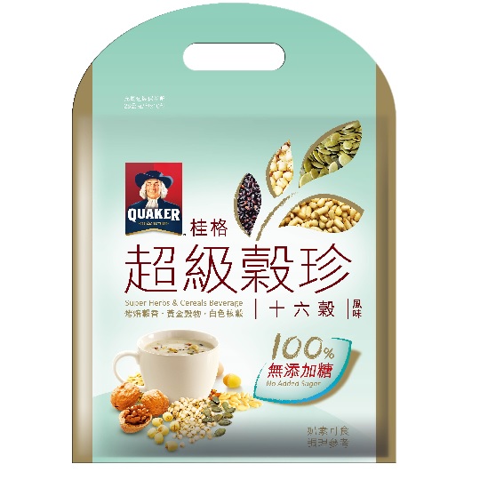 桂格 十六谷超级谷珍-无糖(28gx10包)QUAKER台湾官网直邮进口
