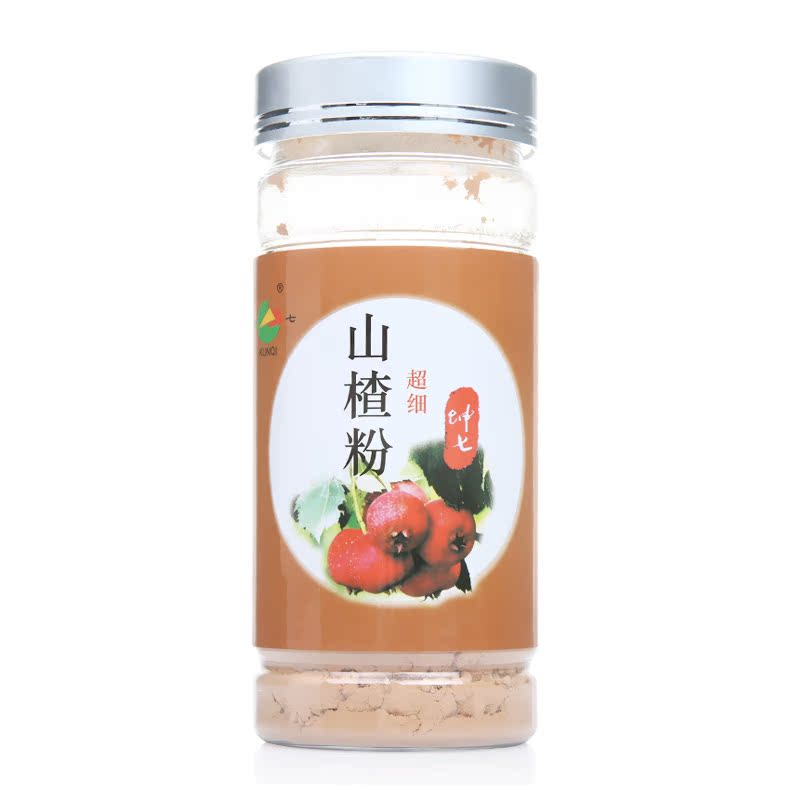 坤七山楂粉80g/瓶 山东山楂超细粉 山楂打粉 无籽山楂粉 灌装