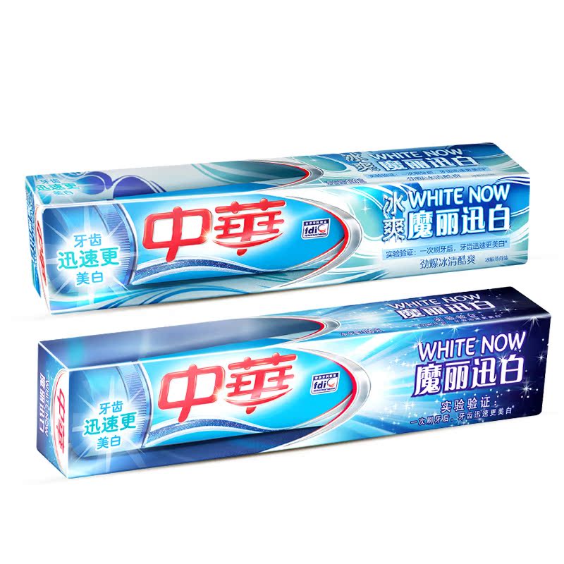 中华魔丽迅白冰川酷爽味170g+中华魔丽迅白冰极薄荷味 170g