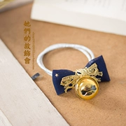 Handmade Starry Snow Sợi Bow Phụ kiện tóc Mũ dây đeo Tóc Hairline Golden Bell Galaxy Star Series gốc - Phụ kiện tóc