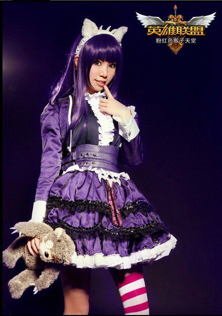 琪妙动漫cosLOL英雄联盟服饰 哥特萝莉 安妮cosplay 服装定做