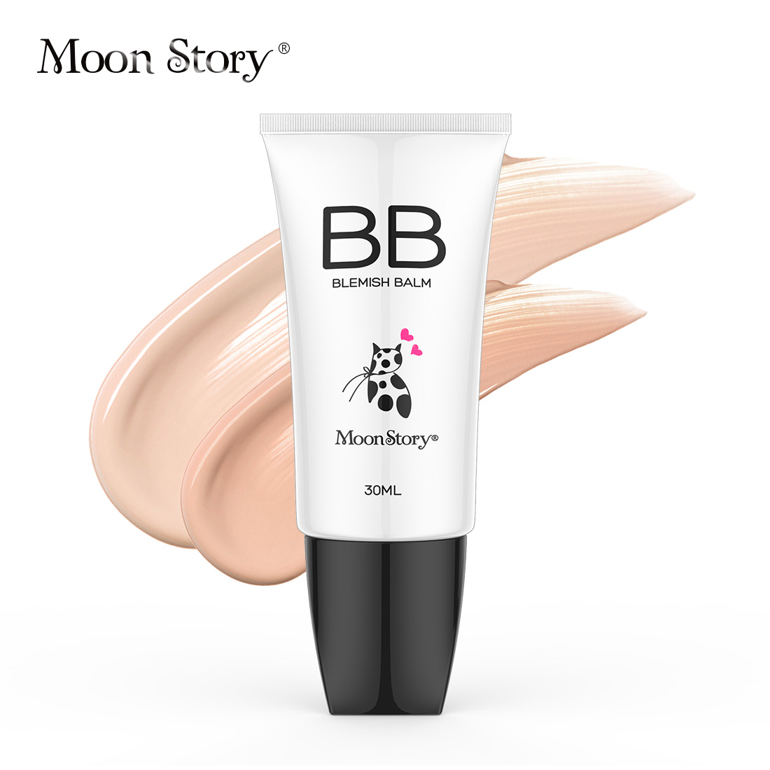 Moonstory/萌黛儿倍润遮瑕亮颜BB霜 保湿裸妆粉底液
