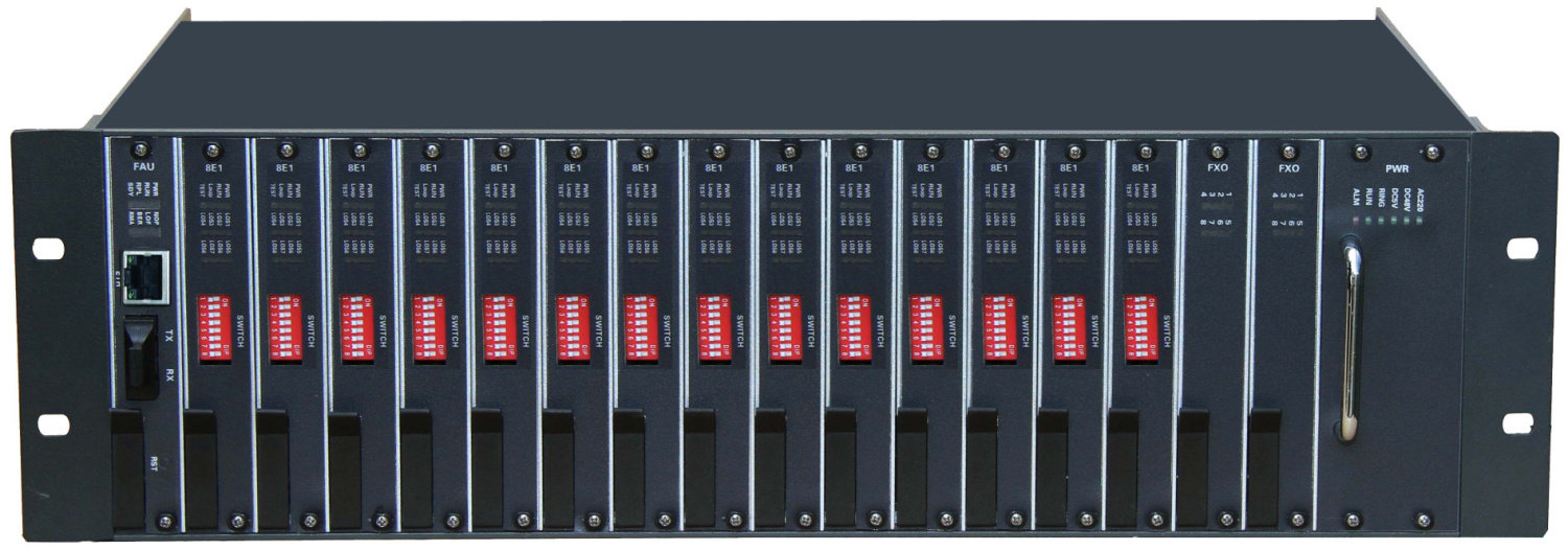 48E1 optical transmitter and receiver 48E1 PDH optical transmitter and receiver E1 Internet 48-way 2M-turn optical fiber single mode 20km
