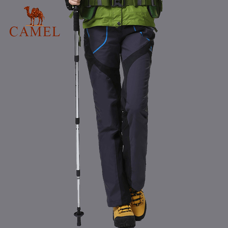 [Not for Sale] [Clearance of Discontinued Sizes] Camel Outdoor Hiking Pants for Women, Waterproof, Windproof, Breathable, Warm Fleece