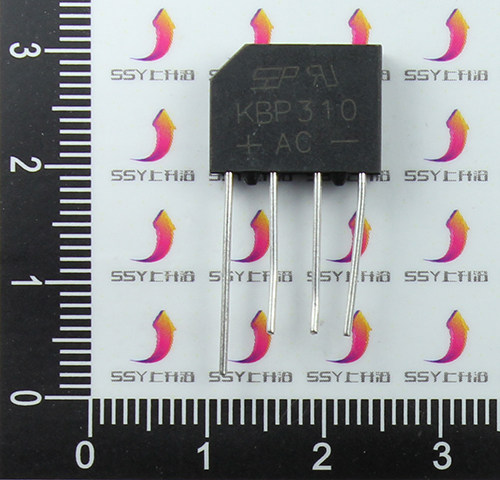 KBP 310 rectifier bridge 3A 1000V flat bridge pile full of bridge