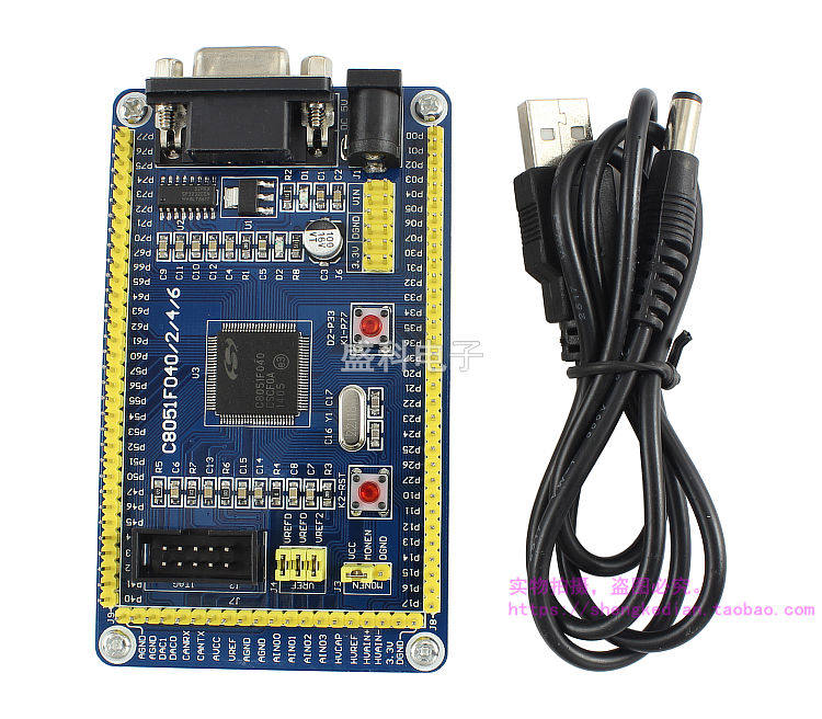New C8051F040 development board C8051F core single chip small system program designer experimental board