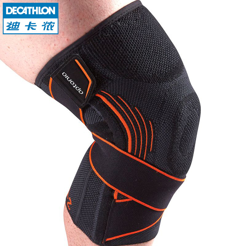 迪卡侬 运动保暖护膝男女登山/骑行/跑步/篮球/羽毛球护具APTONIA