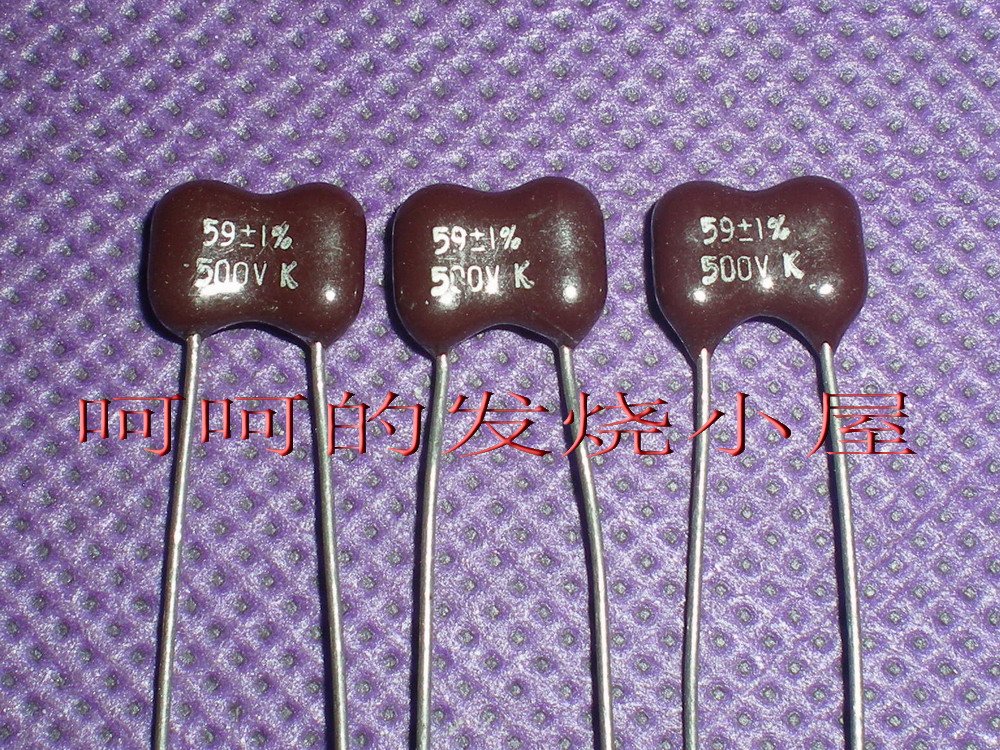 Imported high-precision mica capacitor 59PF 1% accuracy 500v