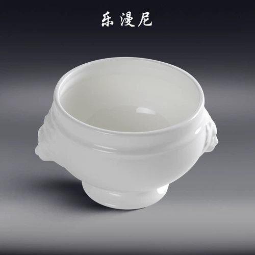 Чашка Lemani-Lion Head, B-керамика, усиленный фарфор, чашка Shangdao Dior, чашка для супа, чашка для тушения, фарфор Yingguang, белый Fetus Hotel
