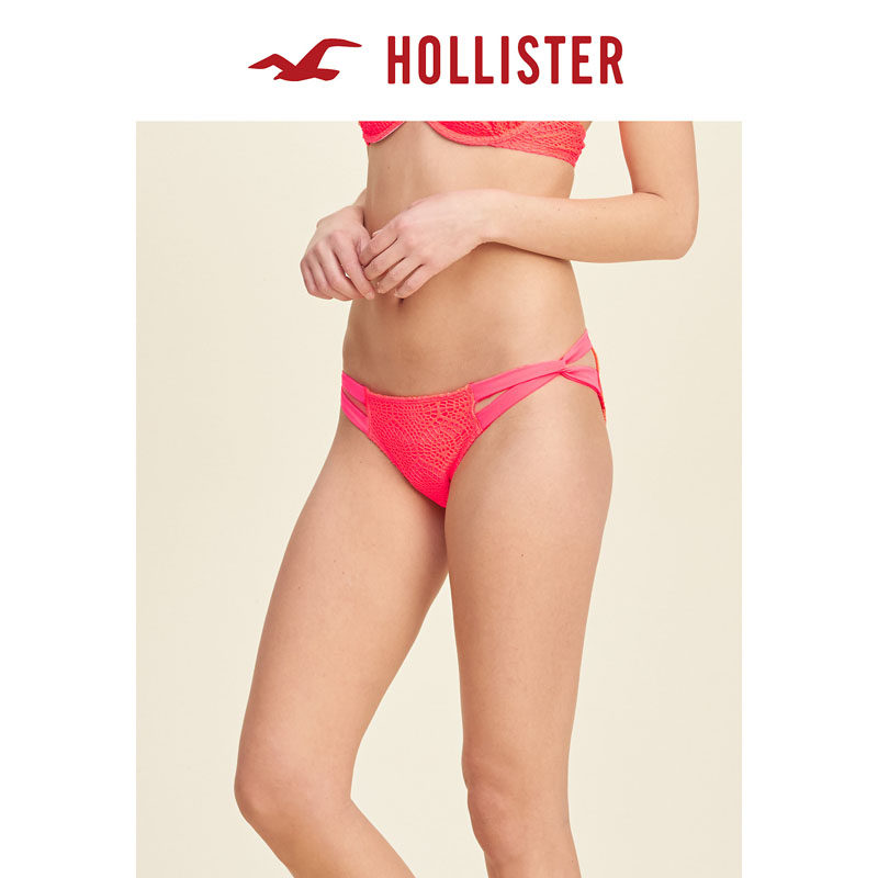 Hollister 侧边惊喜蕾丝比基尼裤 女 117445