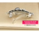 Nhật Bản và Hàn Quốc retro kẹp tóc mùa xuân clip ngang Hàn Quốc dành cho người lớn hoang dã thanh lịch rhinestone đĩa đầu clip phụ kiện tóc tiara nữ băng đô con ếch Phụ kiện tóc