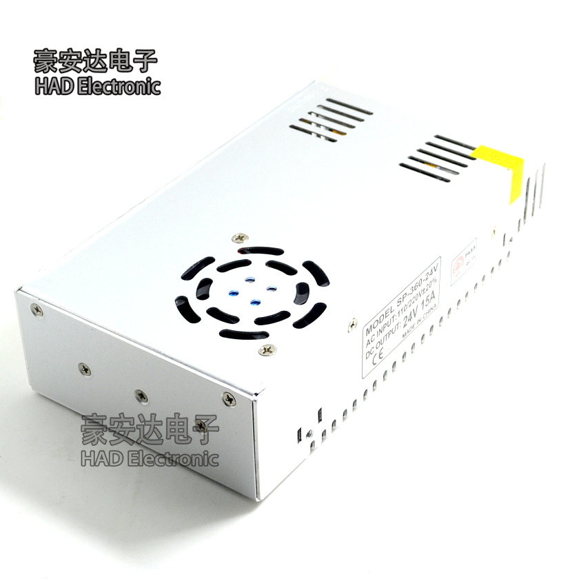 24V 15A开关电源 24V360W足功率 监控 工业设备专用电源 S-360-24