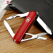 Bản gốc xác thực quân đội Thụy Sĩ dao công cụ victorinox Vickers 58MM hạnh phúc bên 0,6363 dao nhỏ màu đỏ