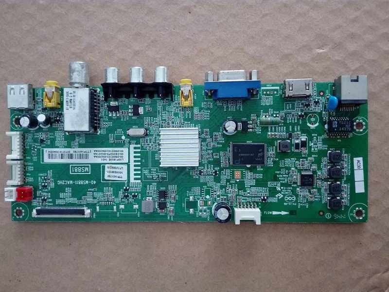 Original loaded TCL L55F1600E motherboard 40-MS8811-MAC2HG with TCL LVF550ND2L