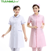 Doll-cổ áo y tá của ngắn tay mùa đông váy hồng dài tay chiếc váy mùa hè màu xanh cộng với phẫu thuật mặt với đồng phục giống nhau y tá của