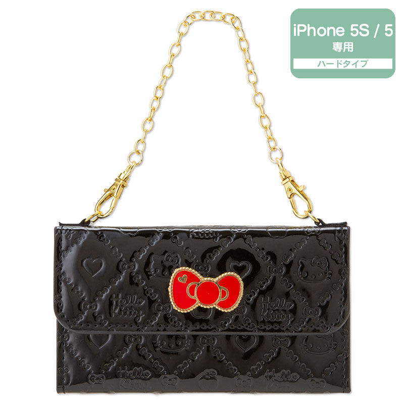 日本sanrio正品hello Kitty 手帳型iphone5 5s手機套保護殼 手袋