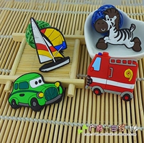 Jeep refrigerator patch fire truck magnetic suction patch sailboat magnetic patch cartoon Three-dimensional early education soft magnetic iron magnet stone