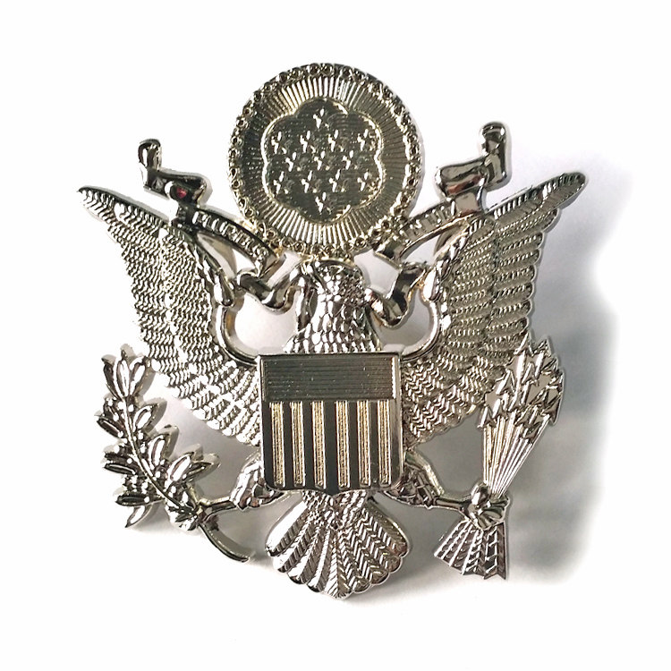 Military fans USA to rank generals General grand hat hat large cap Large cover type nut cap emblems metal badge mark military rank