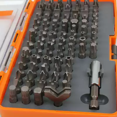 100 pieces of electric charging drill multi-function household screwdriver head screwdriver screwdriver screw set set special