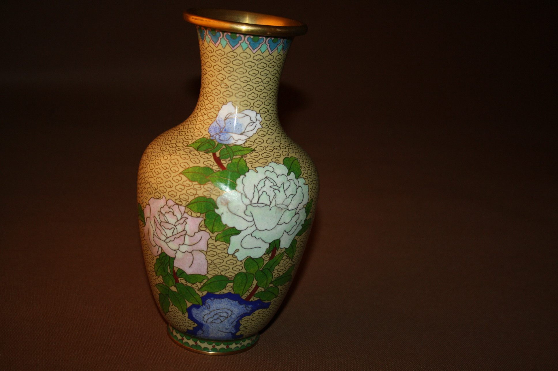 60s Zhengzong Beijing red copper tire plated true gold and third-tier aristocratic yellow white jade Llamin bottle
