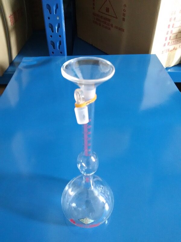 Cement Density Bottle Weighting Bottle 250ml Li's Weight Bottle Fine Aggregate Apparent Density Bottle INVOICED