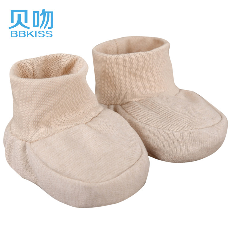 【天猫超市】贝吻天然彩棉婴儿脚套宝宝脚套新生儿婴儿护脚套6048