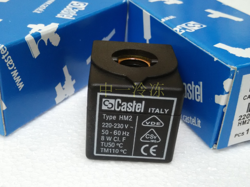 Italy Castel Castel Solenoid valve coil 9100 RA6 Type HM2 220V~230V