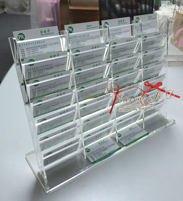 9 15 Gg 30 TRANSPARENT CRYSTAL MULTILAYER MULTILATTICE NAME SHEET BOX BUSINESS CARD HOLDER BUSINESS CARD HOLDER EXHIBITION EXCLUSIVE-TAOBAO