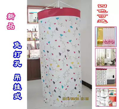 New clothing store fitting room display movable, convenient, simple landing bottom lead line clothing size can be customized