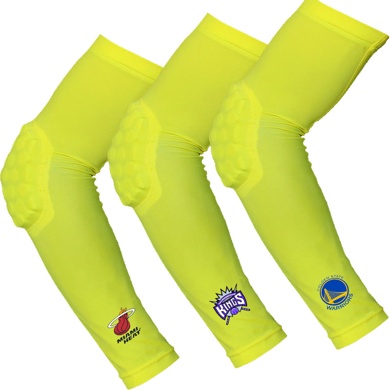 Summer Warriors Children Kid Kids Basketball Yellow Beehive Armguard Elbows Elbows Athletic protection Anti-crashworthy Shield Arm