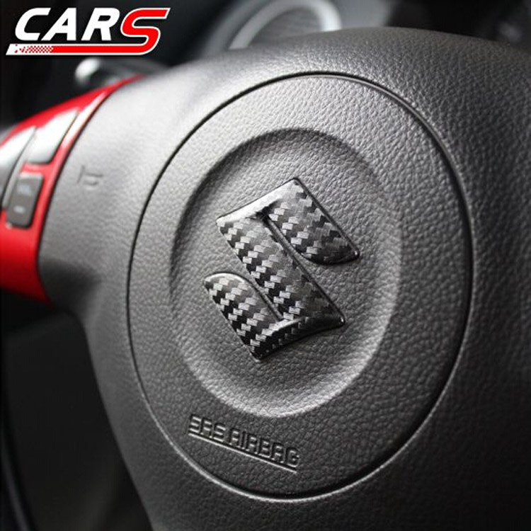 16 Vitra Feng Yu to please Hetian Yuanyan New Alto retrofit the steering wheel S Label Carbon Fiber Forming sticker
