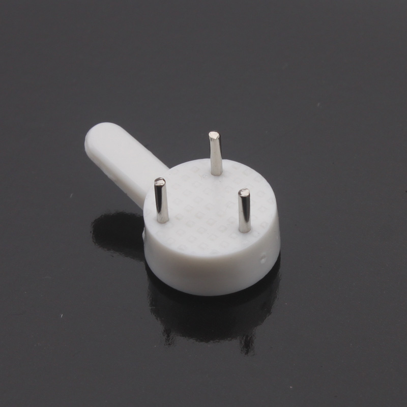 Second-generation reinforced seamless nails 3-pin steel nails plastic reinforcement ABS environmental protection material photo frame hook nail wall hook 2019