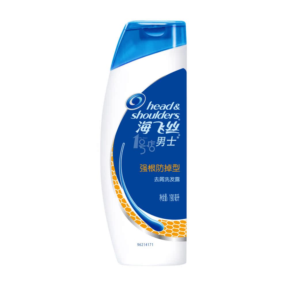 海飞丝男士去屑洗发露强根护发型190ml
