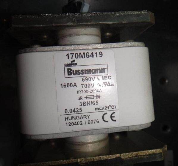 Bussmann Fuses 170M6419 1600A 700V AR Direct Beat