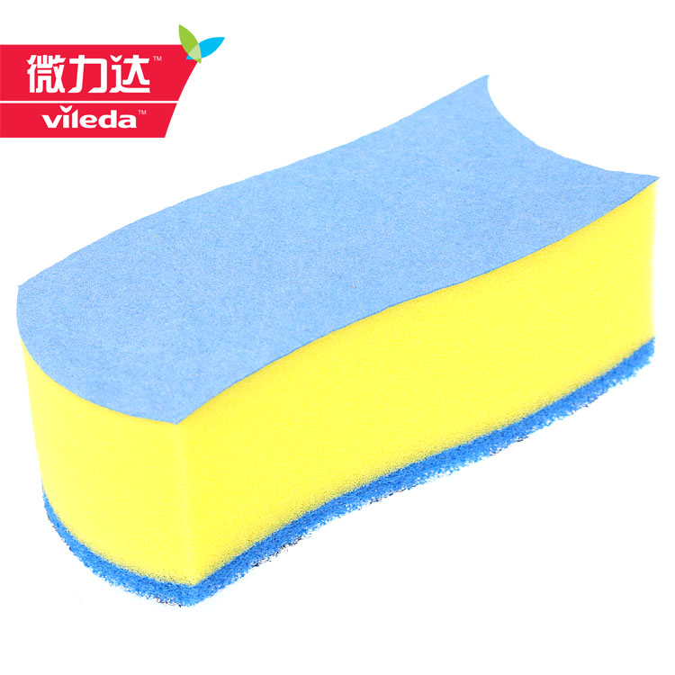 德国微力达3合1卫浴百洁擦 浴室淋浴房清洁百洁布 去污吸水