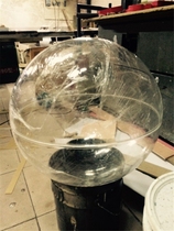 High transparent acrylic ball Landscape ball display exhibition whole ball custom plexiglass hemisphere cover dust cover