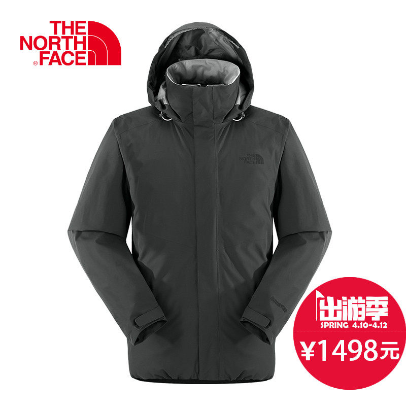 【2015秋冬新款】THE NORTH FACE/北面 男款GTX连帽冲锋衣 C883