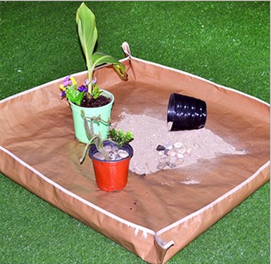 Soil mixing mat Gardening floor mat Home gardening Gardening operation mat Fleshy green plant pot mixing balcony waterproof