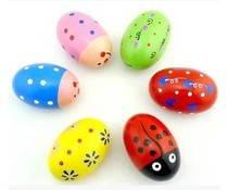 Orff musical instruments wooden colored sand eggs wooden sand eggs sand eggs childrens musical instruments small colored sand eggs