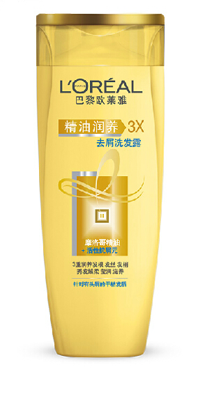 欧莱雅专柜正品 洗发水 精油润养去屑洗发露 针对有头屑干枯发质