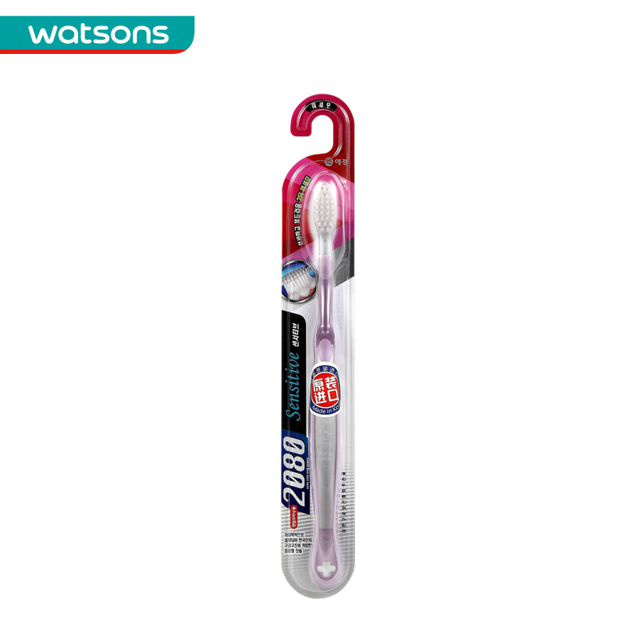 【屈臣氏】2080 纤丝超净牙刷 多色 随机出