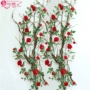 Hoa giả cành cây nho cảnh quan mô hình cây nho sáng tạo thân cây mây phòng khách trang trí đường ống bao gồm thực vật - Hoa nhân tạo / Cây / Trái cây đào đông đỏ giả