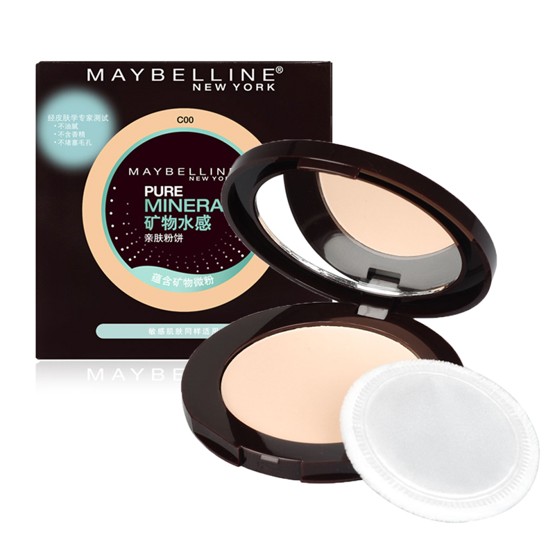 NALA 美宝莲/Maybelline矿物水感亲肤粉饼9g 水漾滋润持久
