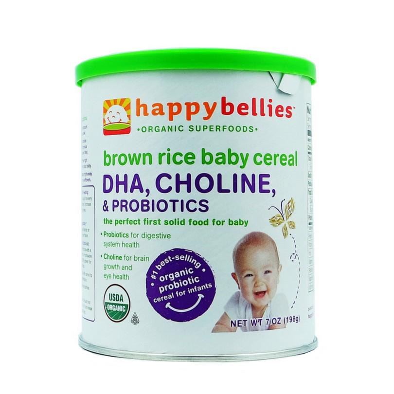 Happy Baby美国禧贝米粉米糊 1段糙米高铁米粉198g
