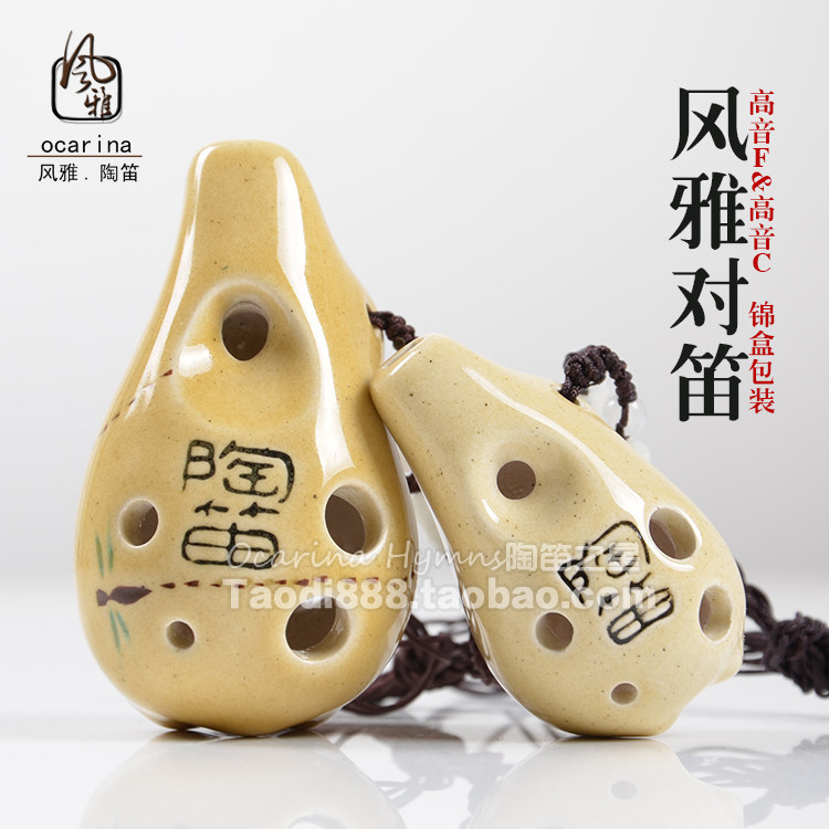 The Elegant Six Holes Beginner to the flute Two Tao flute soprano SF SC Enlightenment Musical Instrument Send 2 protective sleeves