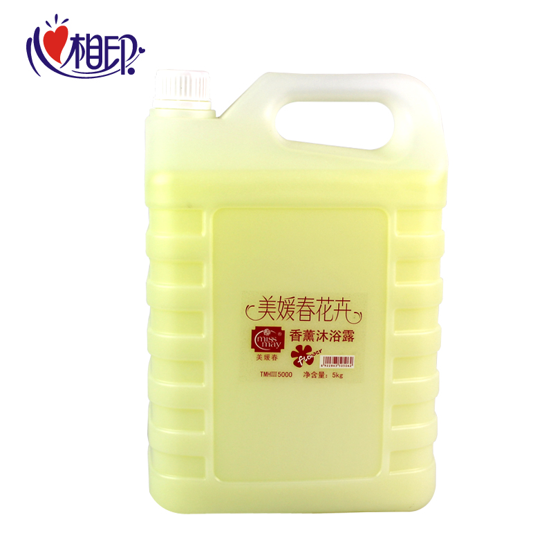 心相印恒安丽人堂美媛春III花卉香薰沐浴露/液/乳/5KG/瓶大桶装