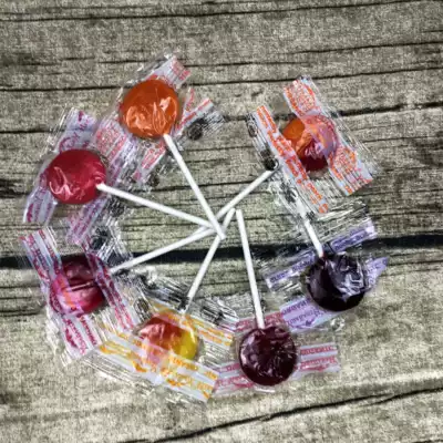 United States Yummy Earth natural fruit flavor organic lollipop Children's imported snacks 1 year old single