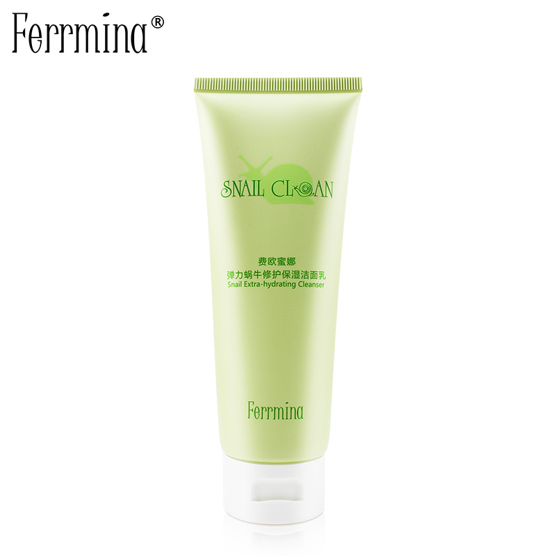 Ferrmina/费欧蜜娜弹力蜗牛修护保湿洁面乳120ml温和清洁泡沫细腻