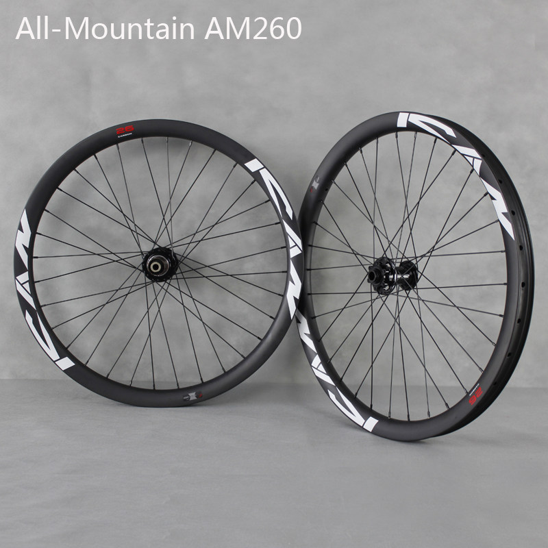 All-Mountain AM260 Carbon fiber Mountain bike tube tire clamp tires off-road rugged flush slopes-Taobao